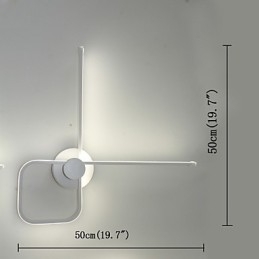 Luminária de parede para quarto, luminária de cabeceira, nórdica, criativa, minimalista, moderna, para sala de estar, corredor, escadas, luzes