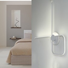 Luminária de parede para quarto, luminária de cabeceira, nórdica, criativa, minimalista, moderna, para sala de estar, corredor, escadas, luzes