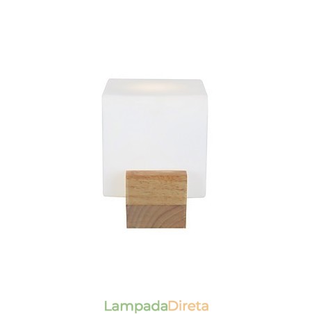Luminária de parede simples, abajur de mesa de cabeceira com cúpula de vidro e madeira maciça para quarto, cômoda, sala de estar, quarto de bebê, dormitório universitário, mesa de centro, estantes de livros Luminária de parede simples, abajur de mesa de cabeceira com cúpula de vidro e madeira maciça para quarto, cômoda, sala de estar, quarto de bebê, dormitório universitário, mesa de centro, estantes de livros