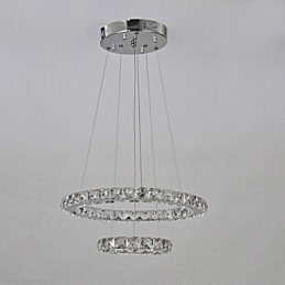 Lustre de metal cromado clássico tradicional