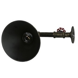 loft Retro Industrial Wall Sconce Restaurante E Bar Metal Water Pipe Lâmpada de parede