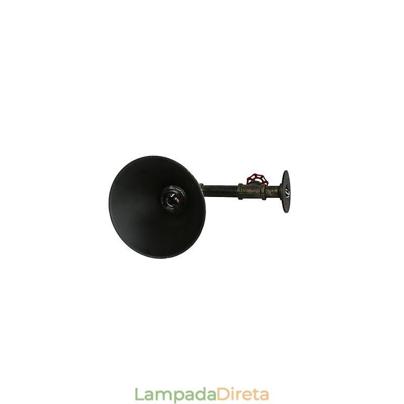 loft Retro Industrial Wall Sconce Restaurante E Bar Metal Water Pipe Lâmpada de parede