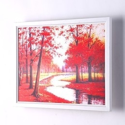 Pintura moderna contemporânea integrada, recurso de pintura contemporânea para arandelas de parede com luz ambiente