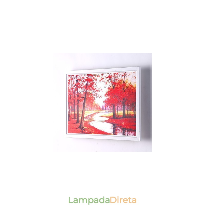 Pintura moderna contemporânea integrada, recurso de pintura contemporânea para arandelas de parede com luz ambiente