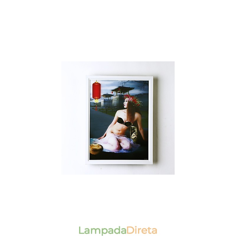 Pintura moderna contemporânea integrada, recurso de pintura contemporânea para arandelas de parede com luz ambiente