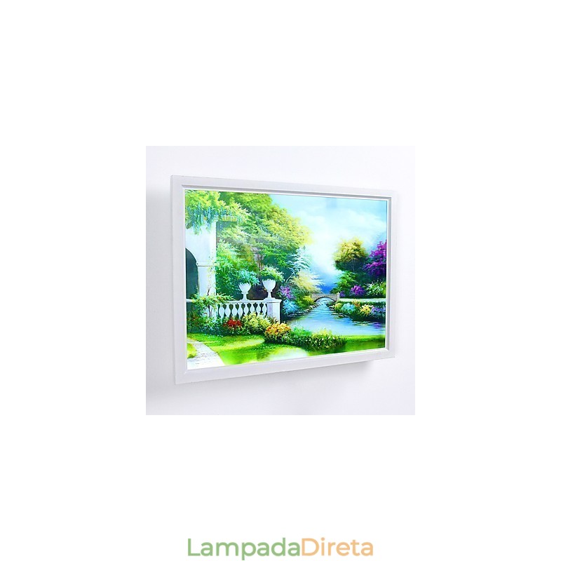 Pintura moderna contemporânea integrada, recurso de pintura contemporânea para arandelas de parede com luz ambiente