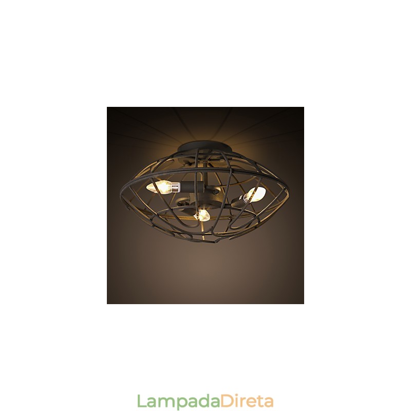Pintura estilo retrô mini metal montagem embutida