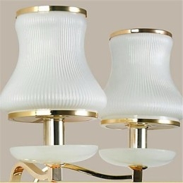 Recurso moderno e contemporâneo galvanizado para luzes de parede de proteção ocular em estilo mini cristal
