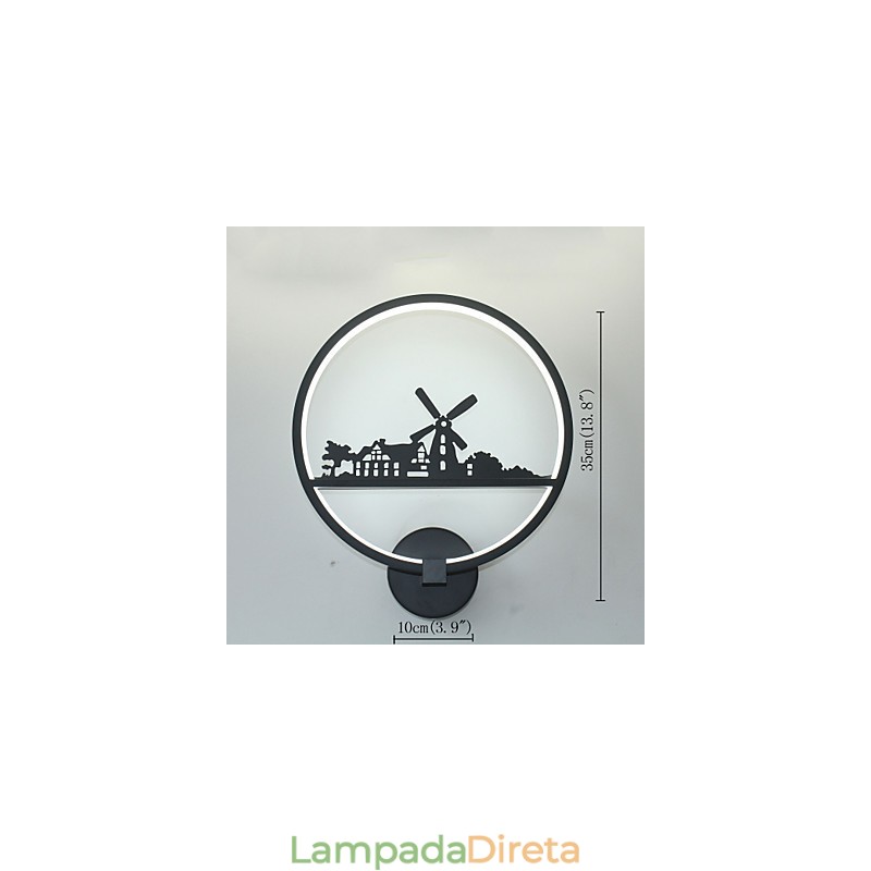 Pintura Contemporânea Moderna Característica para Luzes de Parede de Luz Ambiente Luz de Parede