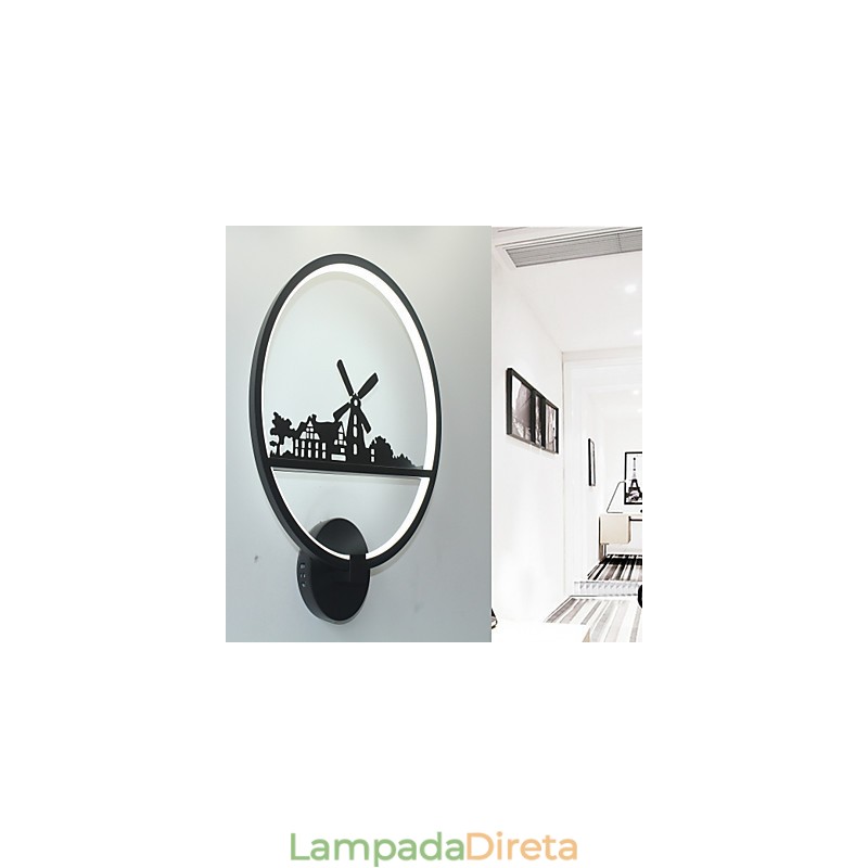 Pintura Contemporânea Moderna Característica para Luzes de Parede de Luz Ambiente Luz de Parede
