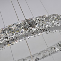 Lustre de metal cromado clássico tradicional