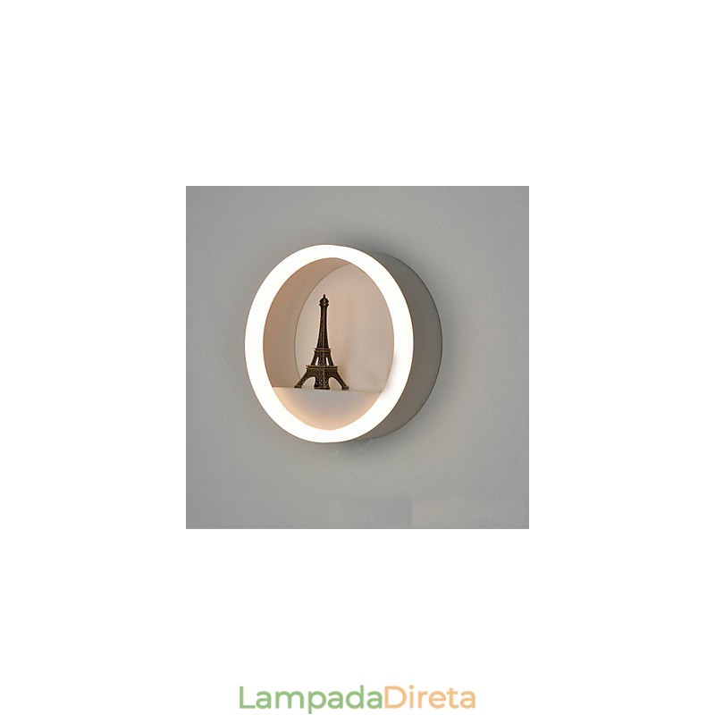 Pintura contemporânea moderna integrada, recurso de pintura contemporânea para arandelas de parede com luz ambiente