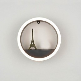 Pintura contemporânea moderna integrada, recurso de pintura contemporânea para arandelas de parede com luz ambiente