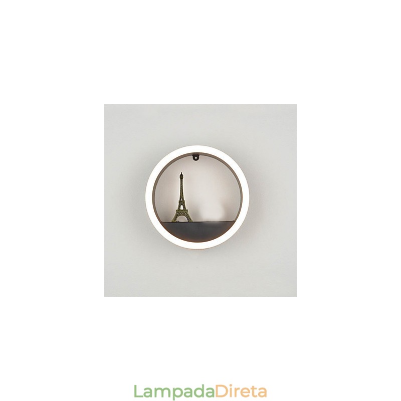 Pintura contemporânea moderna integrada, recurso de pintura contemporânea para arandelas de parede com luz ambiente