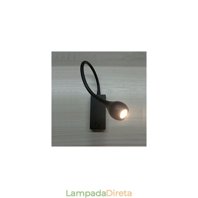 Luminária de parede moderna contemporânea com luz ambiente