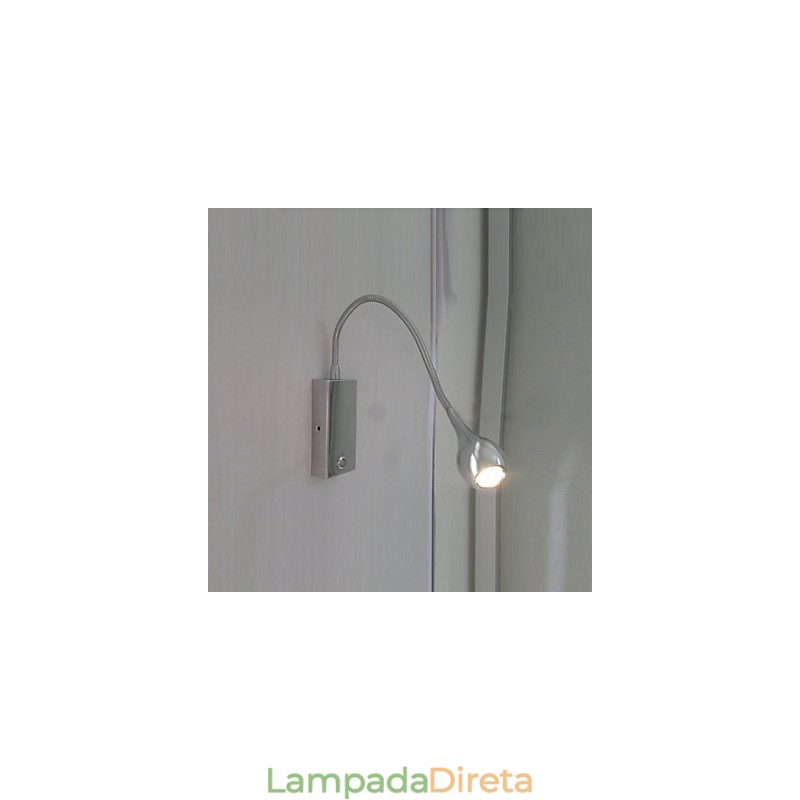 Luminária de parede moderna contemporânea com luz ambiente
