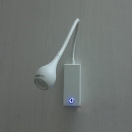 Luminária de parede moderna contemporânea com luz ambiente