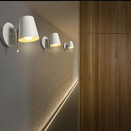 Luminária de parede moderna contemporânea com luz ambiente