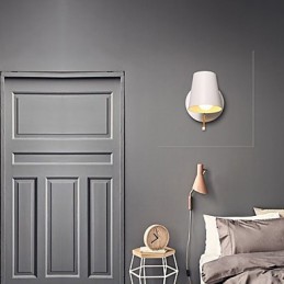 Luminária de parede moderna contemporânea com luz ambiente
