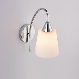 Luminária de parede de vidro Arandelas de parede Base de metal para luz de parede
