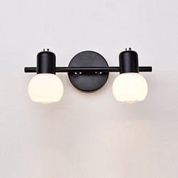 Luminária de parede de vidro moderna contemporânea com luz ambiente, arandelas de parede, luminária de parede