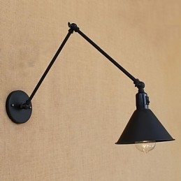 Recurso de pintura retrô country para braço oscilante estilo mini proteção ocular downlight luzes de braço oscilante