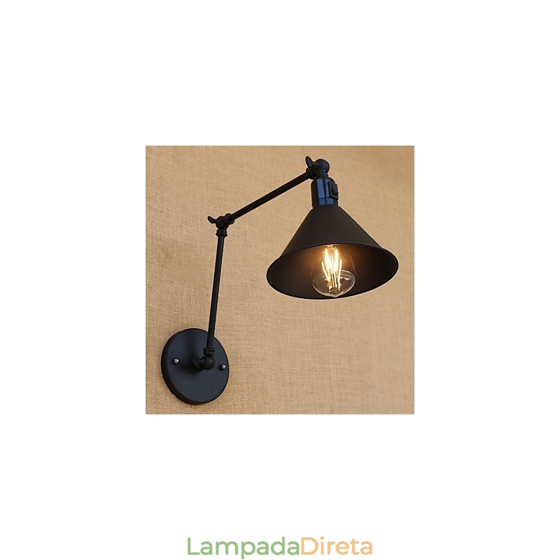 Recurso de pintura retrô country para braço oscilante estilo mini proteção ocular downlight luzes de braço oscilante