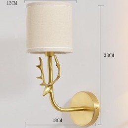 Simples Vintage Tradicional Clássico Latão Recurso para Mini Estilo Luz Ambiente Arandelas de Parede Luz de Parede
