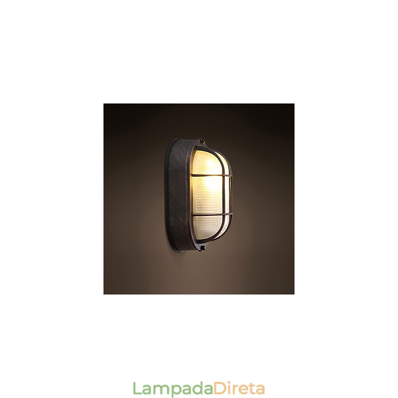Luminária de parede moderna contemporânea com luz ambiente