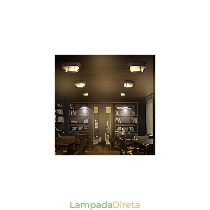 Luminária de parede moderna contemporânea com luz ambiente