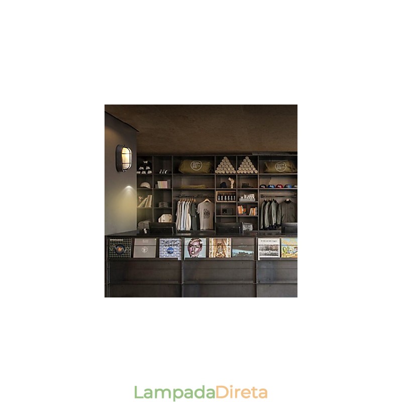 Luminária de parede moderna contemporânea com luz ambiente