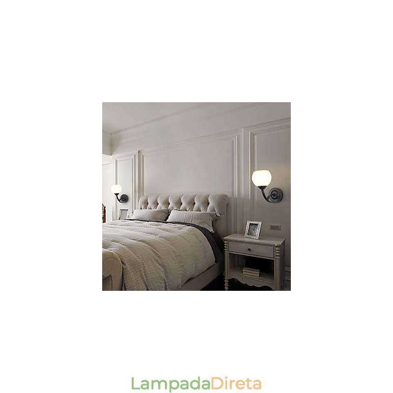 Pintura Contemporânea Moderna Característica Arandelas de Parede de Luz Ambiente Luminária de Parede