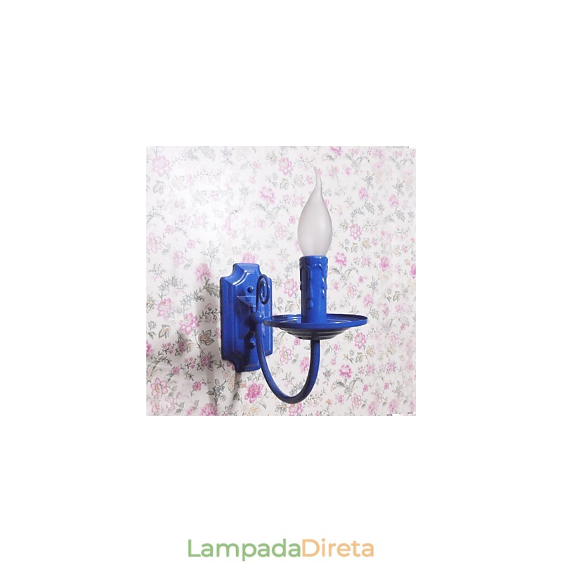 Luminária de parede moderna simples, vela, lâmpada de cabeça única, lâmpada de cabeceira para corredor