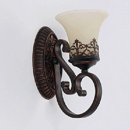 Recurso eletrogalvanizado contemporâneo moderno para arandelas de parede com luz ambiente
