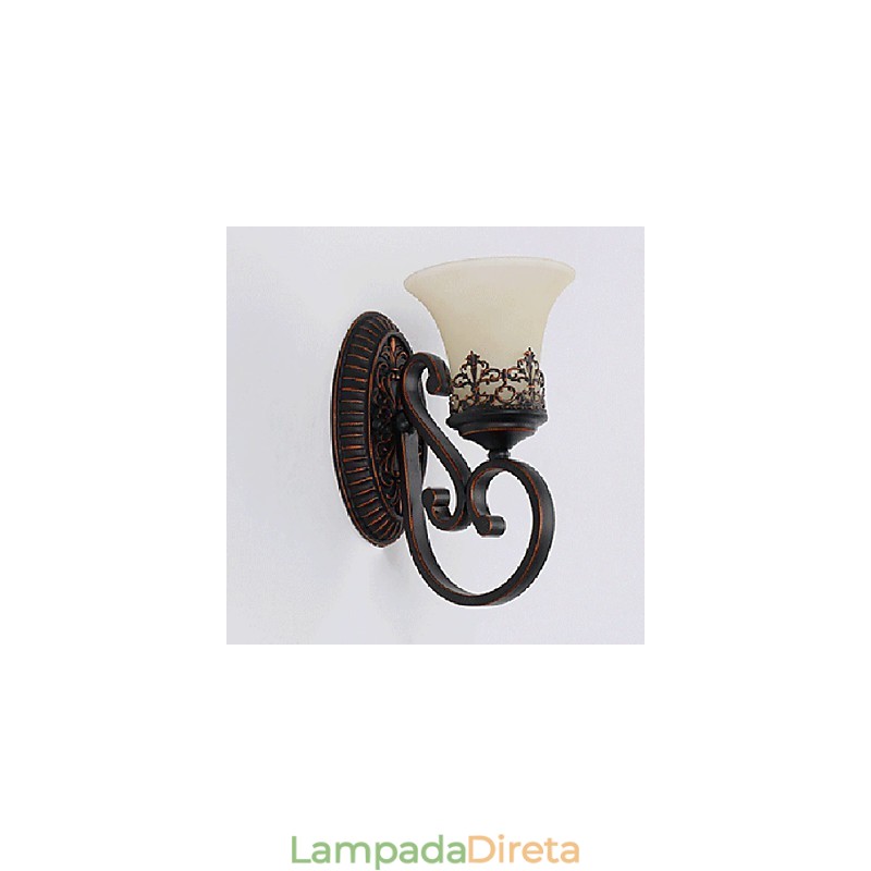 Recurso eletrogalvanizado contemporâneo moderno para arandelas de parede com luz ambiente