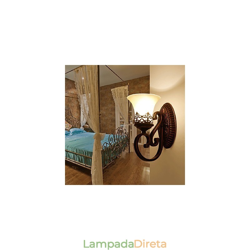 Recurso eletrogalvanizado contemporâneo moderno para arandelas de parede com luz ambiente