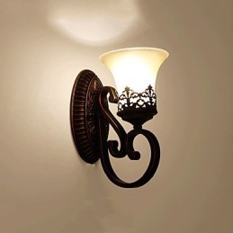 Recurso eletrogalvanizado contemporâneo moderno para arandelas de parede com luz ambiente