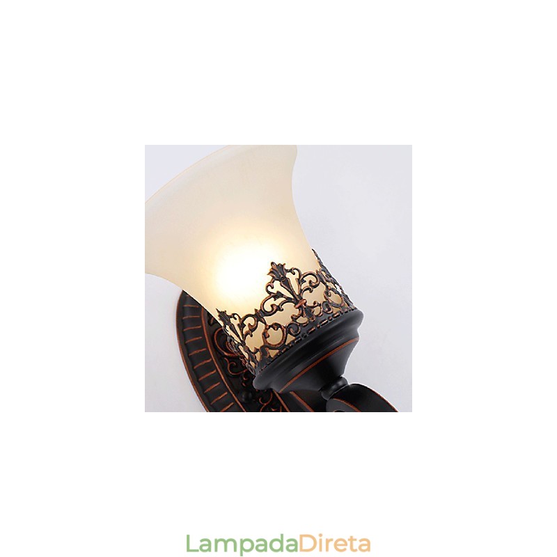 Recurso eletrogalvanizado contemporâneo moderno para arandelas de parede com luz ambiente
