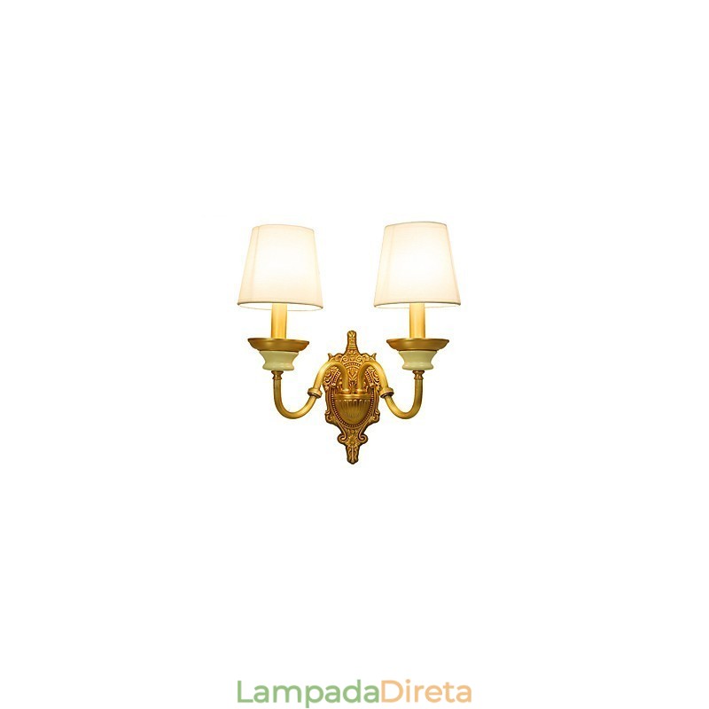 Simples Country Tradicional Clássico Latão Recurso para Mini Estilo Uplight Wall Sconces Luz de Parede