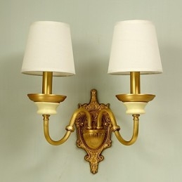 Simples Country Tradicional Clássico Latão Recurso para Mini Estilo Uplight Wall Sconces Luz de Parede