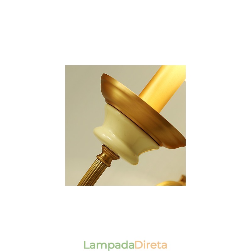 Simples Country Tradicional Clássico Latão Recurso para Mini Estilo Uplight Wall Sconces Luz de Parede