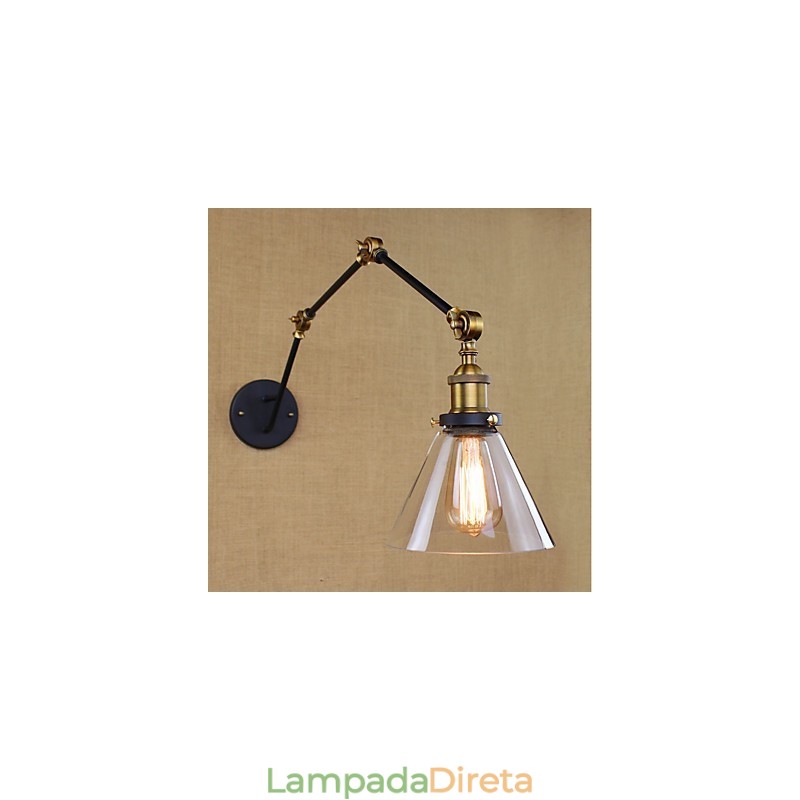 Pintura retrô vintage simples para proteção ocular com braço oscilante e luz ambiente