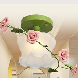 Dia dos Namorados As flores e plantas do Rose Garden absorvem a luz da cúpula