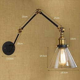 Pintura retrô vintage simples para proteção ocular com braço oscilante e luz ambiente