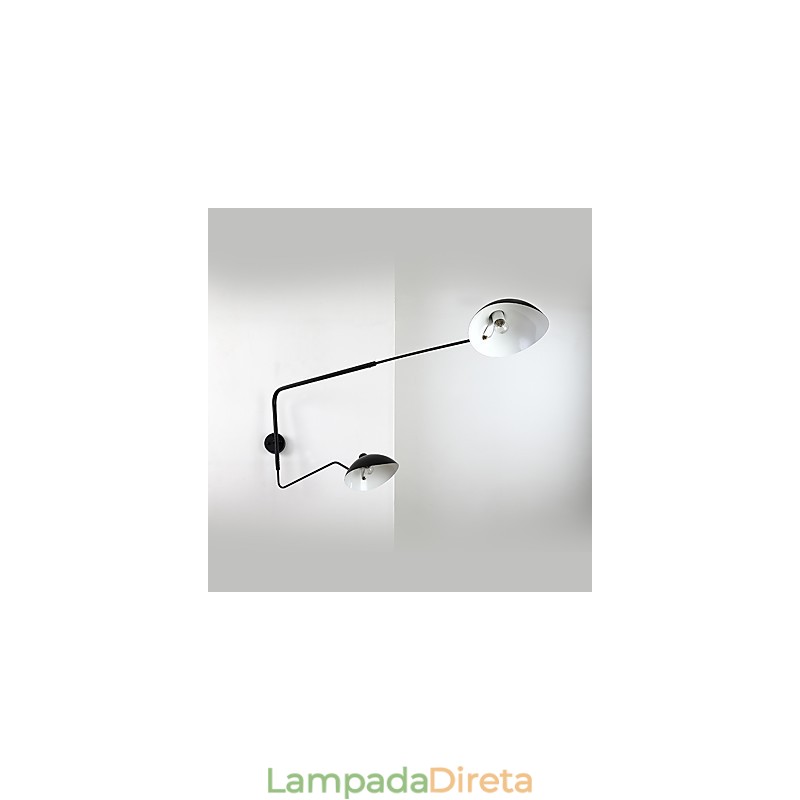 Luminária de parede vintage estilo industrial loft americano para quarto, sala de jantar, sala de café e bar, decoração de parede