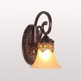 Luminária de parede para lobby de hotel, luminária de parede europeia para quarto, luminária criativa para sala de estar, decoração retrô, luminária de parede para corredor