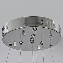 Lustre de metal cromado clássico tradicional