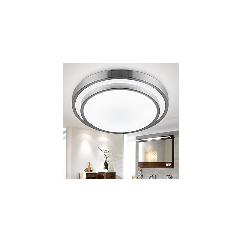 Luminárias embutidas redondas simples modernas diâmetro 29cm