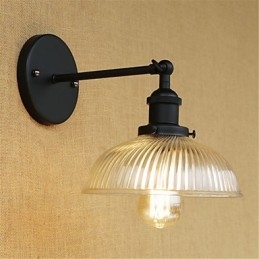 Pintura retrô country para proteção ocular em estilo mini, arandelas de parede com luz ambiente