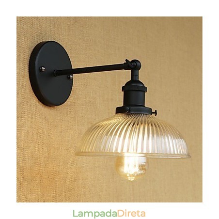 Pintura retrô country para proteção ocular em estilo mini, arandelas de parede com luz ambiente Pintura retrô country para proteção ocular em estilo mini, arandelas de parede com luz ambiente